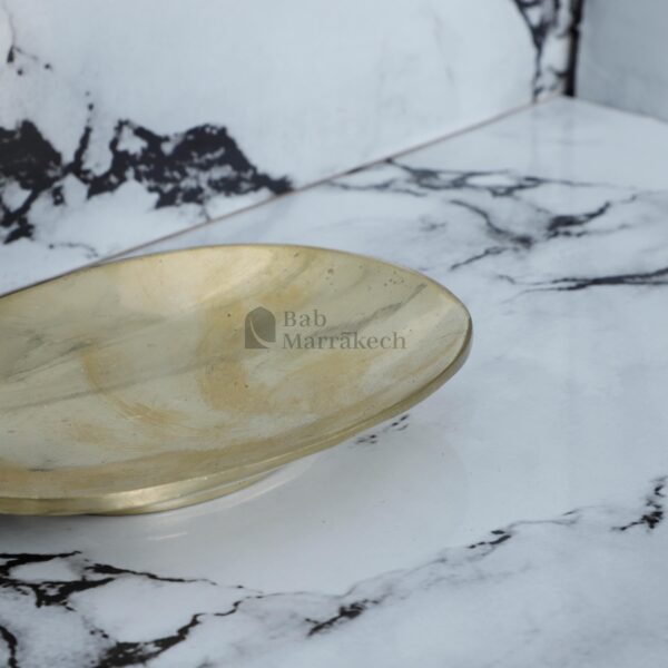 Brass Soap Dish Handmade Unlacquered Solid Brass Oval Soap Holder Durable & Stylish Bathroom Accessory - Image 5