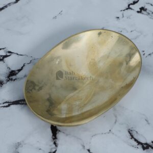 Brass Soap Dish Handmade Unlacquered Solid Brass Oval Soap Holder Durable & Stylish Bathroom Accessory
