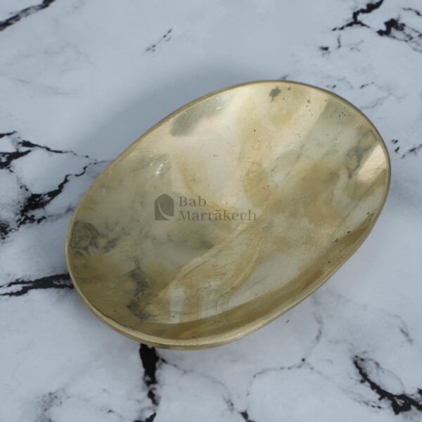 Brass Soap Dish Handmade Unlacquered Solid Brass Oval Soap Holder Durable & Stylish Bathroom Accessory