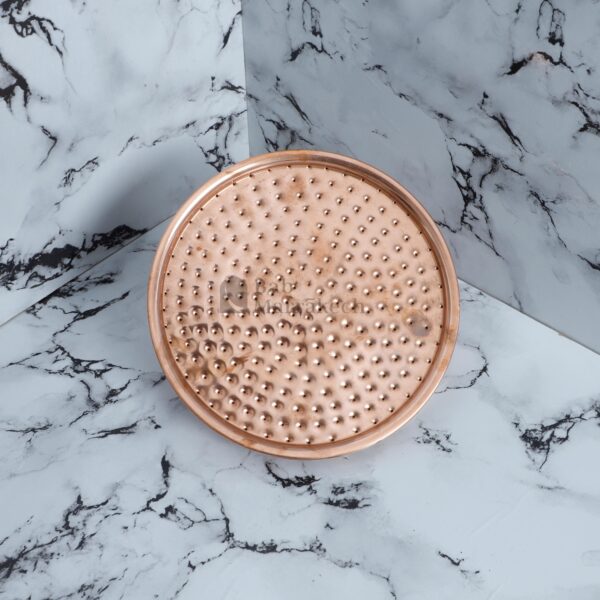 Copper Shower Head – Solid Brass Rainfall Shower – Handmade Rustic Bathroom Fixture – Outdoor & Indoor Copper Shower Head - Image 5