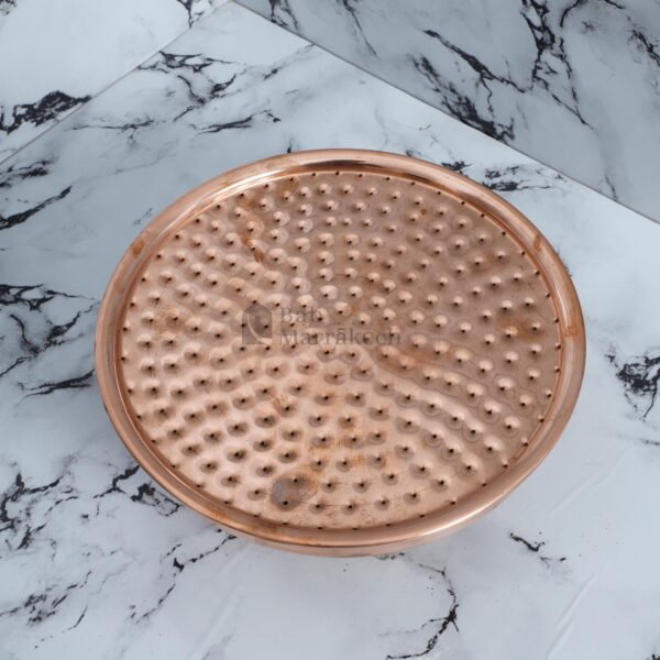 Copper Shower Head – Solid Brass Rainfall Shower – Handmade Rustic Bathroom Fixture – Outdoor & Indoor Copper Shower Head - Image 4