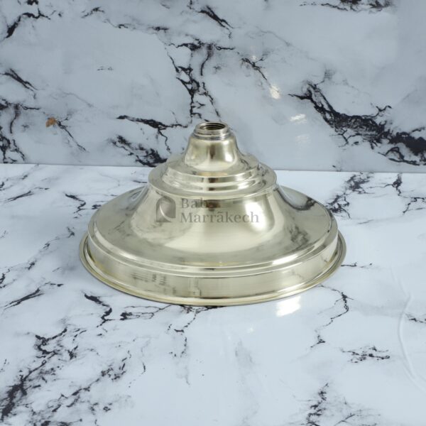 Brass Shower Head – Handmade Rainfall Shower Fixture – Solid Polished Brass Bathroom Shower – Indoor & Outdoor Shower Head - Image 3